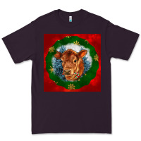 Plum christmas red angus calf head Premium Tee - LillyAllenDesigns