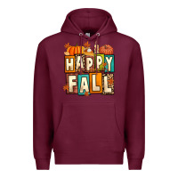 Burgundy happy fall Premium Hoodie - Artiststas