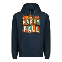 Navy happy fall Premium Hoodie - Artiststas