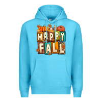 Ocean Blue happy fall Premium Hoodie - Artiststas