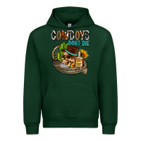 Forest Green cowboys don't die Urban Hoodie - AdoDesignShop