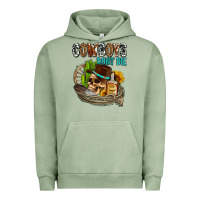 Pigment Oil Green cowboys don't die Urban Hoodie - AdoDesignShop