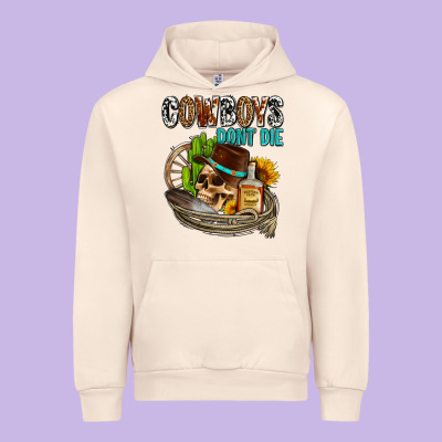 Cowboys Don't Die Urban Hoodie Designed By Adodesignshop