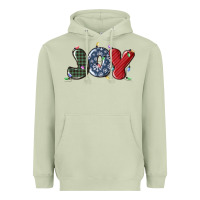 Matcha joy christmas lights Heavyweight Hoodie - MaliasSmallBusiness