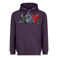 Plum joy christmas lights Heavyweight Hoodie - MaliasSmallBusiness