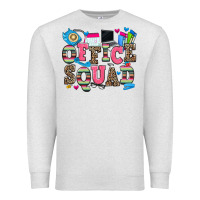 Oatmeal Heather office squad Premium Sweatshirt - Zillion Design Studio