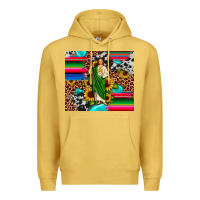 Antique Gold san judas leopard cowhide gemstone Premium Hoodie - JahusDesignShop