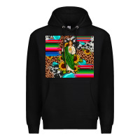Black san judas leopard cowhide gemstone Premium Hoodie - JahusDesignShop