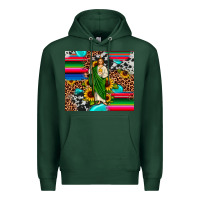 Sports Green san judas leopard cowhide gemstone Premium Hoodie - JahusDesignShop
