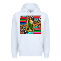 White san judas leopard cowhide gemstone Premium Hoodie - JahusDesignShop