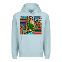 Blue Mist san judas leopard cowhide gemstone Premium Hoodie - JahusDesignShop
