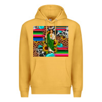 Mustard san judas leopard cowhide gemstone Premium Hoodie - JahusDesignShop