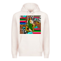 Pale Pink san judas leopard cowhide gemstone Premium Hoodie - JahusDesignShop