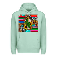 Seafoam san judas leopard cowhide gemstone Premium Hoodie - JahusDesignShop