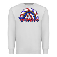Dove Grey America rainbow Premium Sweatshirt - texasbilliewilder