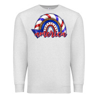 Oatmeal Heather America rainbow Premium Sweatshirt - texasbilliewilder