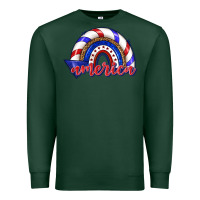 Sports Green America rainbow Premium Sweatshirt - texasbilliewilder