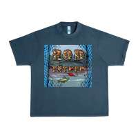 Midnight Navy rod father Urban Heavy Tee - Artiststas