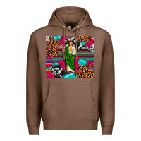 Chestnut san judas leopard cowhide tumbler Premium Hoodie - JahusDesignShop