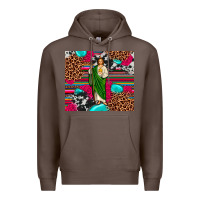 Coffee san judas leopard cowhide tumbler Premium Hoodie - JahusDesignShop