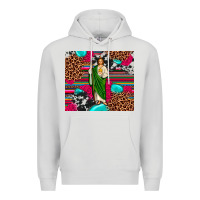 Dove Grey san judas leopard cowhide tumbler Premium Hoodie - JahusDesignShop