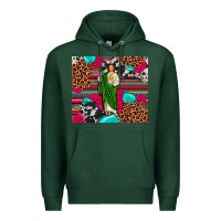 Sports Green san judas leopard cowhide tumbler Premium Hoodie - JahusDesignShop