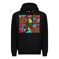 Black san judas leopard cowhide tumbler Premium Hoodie - JahusDesignShop
