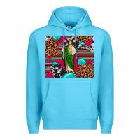 Ocean Blue san judas leopard cowhide tumbler Premium Hoodie - JahusDesignShop