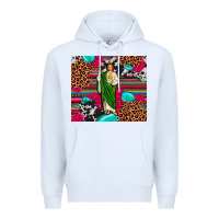 White san judas leopard cowhide tumbler Premium Hoodie - JahusDesignShop