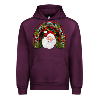 Mauve Wine santa rainbow Urban Hoodie - JahusDesignShop