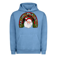 Pigment Pebble Blue santa rainbow Urban Hoodie - JahusDesignShop