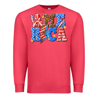 Cardinal America with lightning bolt Premium Sweatshirt - texasbilliewilder