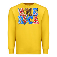 Lemon America with lightning bolt Premium Sweatshirt - texasbilliewilder