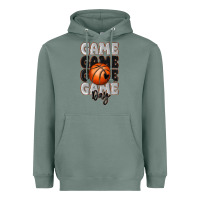 Sage game day basketball bal Heavyweight Hoodie - MaliasSmallBusiness