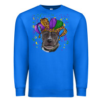 True Royal mardi gras pitbull Premium Sweatshirt - RanaPortraitStore