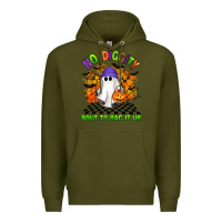 Army Green no diggity bout to bag it up Premium Hoodie - Artiststas