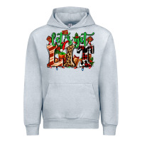 Heather Grey lets get lit with Christmas Urban Hoodie - AdoDesignShop