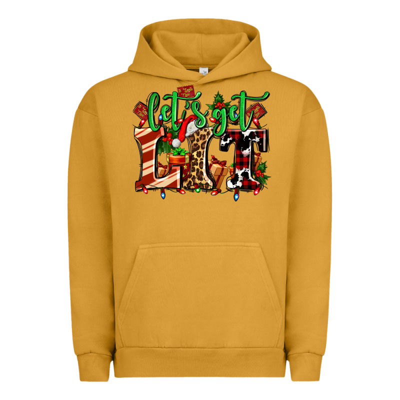 Lets Get Lit With Christmas Urban Hoodie by AdoDesignShop | Teevron