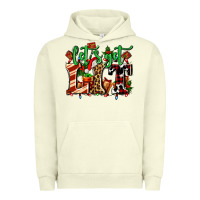 Pigment Pistachio lets get lit with Christmas Urban Hoodie - AdoDesignShop