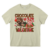 Mossy Chcolate is my Valentine Heavy Core Tee - CowhideDigitalArt