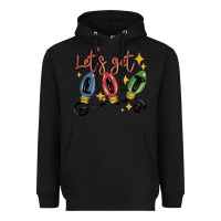 Black let's get lit Heavyweight Hoodie - MaliasSmallBusiness