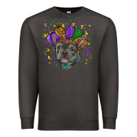 Smoke mardi gras french bulldog Premium Sweatshirt - RanaPortraitStore