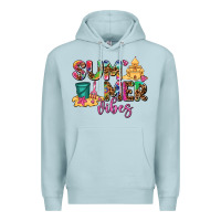 Blue Mist summer vibes Premium Hoodie - AdoDesignShop