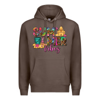 Coffee summer vibes Premium Hoodie - AdoDesignShop
