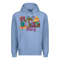 Colony Blue summer vibes Premium Hoodie - AdoDesignShop