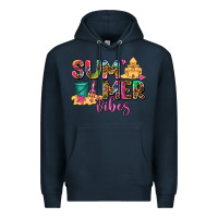 Navy summer vibes Premium Hoodie - AdoDesignShop
