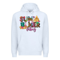 White summer vibes Premium Hoodie - AdoDesignShop