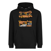 Black custom name kitchen tools Heavyweight Hoodie - MaliasSmallBusiness