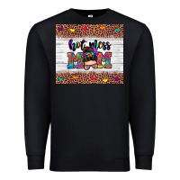 Black hot mess mom Premium Sweatshirt - Zillion Design Studio