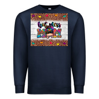 Navy hot mess mom Premium Sweatshirt - Zillion Design Studio